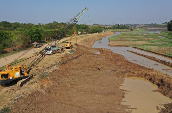 DESASSOREAMENTO DA REPRESA DO MIRIM SEGUE AVANÇANDO